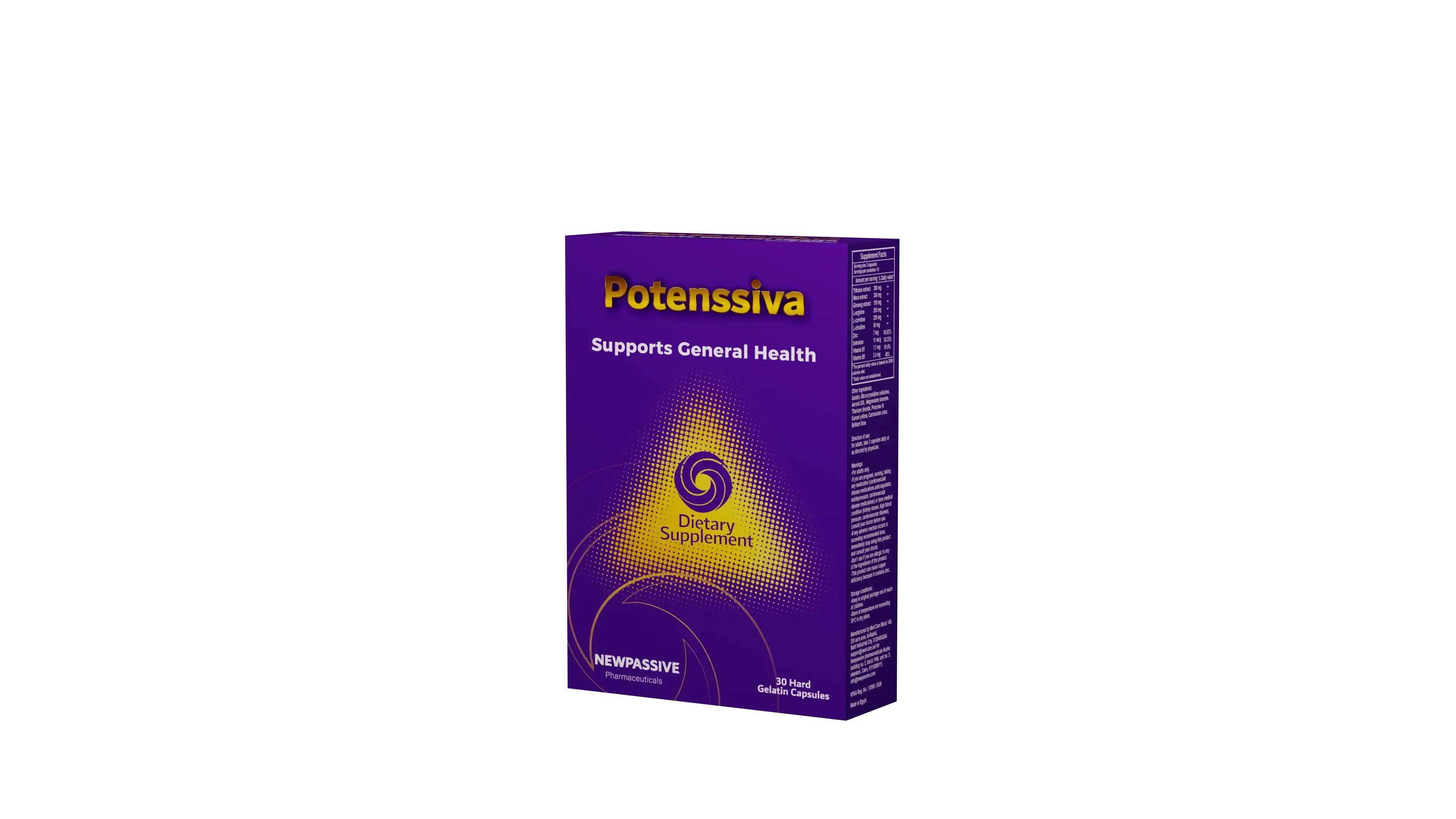 POTENSSIVA dietary supplement box